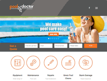 Tablet Screenshot of pooldoctor.com.au